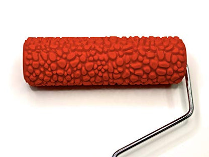 Decorative Art Texture Roller - 7" Roller (Ostrich Skin Pattern) - color: Ostrich Skin Pattern