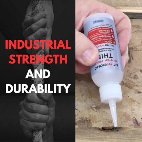 Starbond Super Fast Thin CA Glue Complete Refill Kit (16 oz) – Cyanoacrylate Super Glue with Extra Bottles, Caps, Microtips & Yorker Spout for Cracks, Joints, Woodworking, Woodturning & Model Building - size: 16 ounce