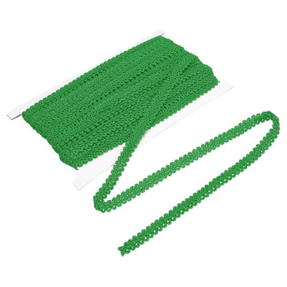 MECCANIXITY Gimp Braid Trim 1/2" x 14 Yards Polyester, Green - color: Green