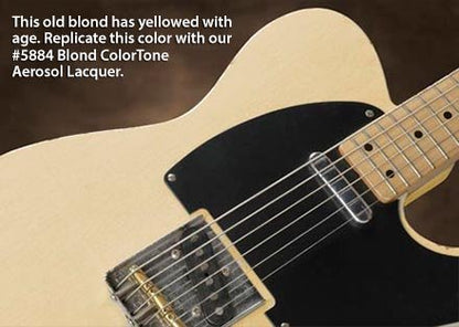 ColorTone 50s Classic Colors Aerosol Guitar Lacquer, Blond - color: Blond