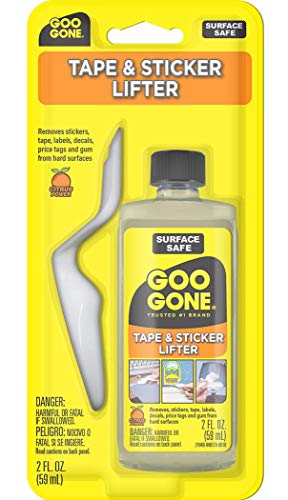 Goo Gone Sticker Lifter - Adhesive & Sticker Remover - 2 Ounce - Citrus Power Removes Stickers Tape Labels Decals Tags and Gum - size: 2 Fl Oz (Pack of 1)