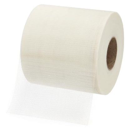PATIKIL Drywall Repair Mesh Tape, 8 inch x 328 ft Fiberglass Repair Patch Self-Adhesive Dry Wall Joint Tape 12 Mesh Wall Hole Crack and Seam Patch, White - size: 8 inch x 328 Feet