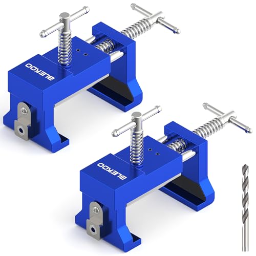 BLEKOO 2 Pack Cabinet Clamps for Installation, Solid Drilling Tool With Pilot Hole Guide - style: 2PC