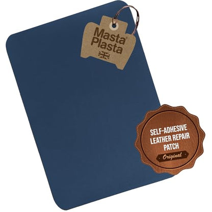 Self Adhesive Leather Repair Patch for Couch, Car Seat – Blue 11in×8in - color: K Blue Leather