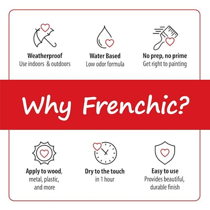 Frenchic Ultra Matte No-Prep Chalk Furniture Paint, Apple Of My Eye - color: Apple Of My Eye