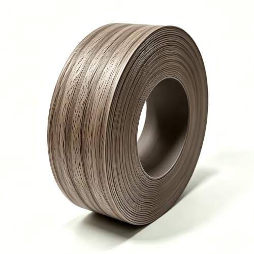 GSCIT Club Edge Banding, 1 1/2 inch x 25ft roll of Edge Banding Non glued Flexible Veneer Natural Walnut PVC Tape Banding for Cabinet Repair Furniture Restoration - color: Natural Walnut, size: 1 1/2"x 25ft