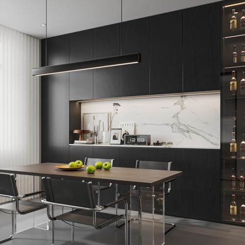 Abyssaly Black Wood Contact Paper Peel and Stick Wallpaper for Cabinets - color: Black, size: 35.6" x 118"