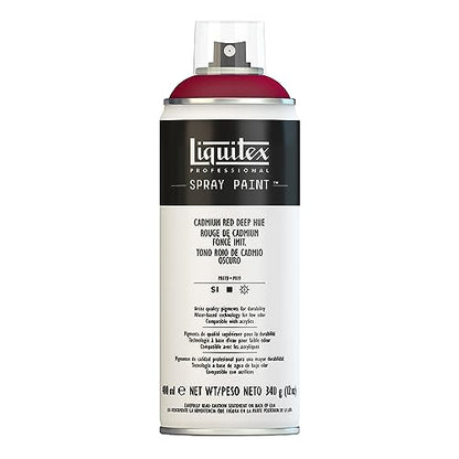 Liquitex Professional Spray Paint, 12-oz (400ml), Cad Red Deep Hue - color: Cad Red Deep Hue, size: 12 Ounce (Pack of 1)
