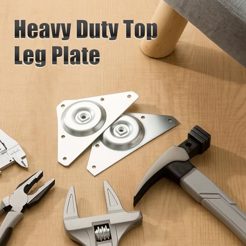 LEIFIDE 4 Pack Heavy Duty Table Leg Brackets - color: Triangle Style