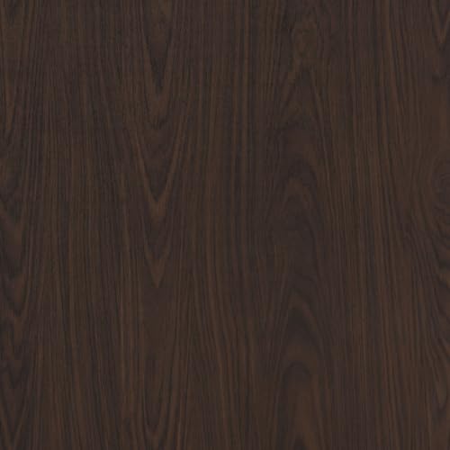 BAYYA Wide Wood Grain Peel Stick Wallpaper Black Brown Walnut Contact Paper - color: Brown, size: 31.5" x 158"
