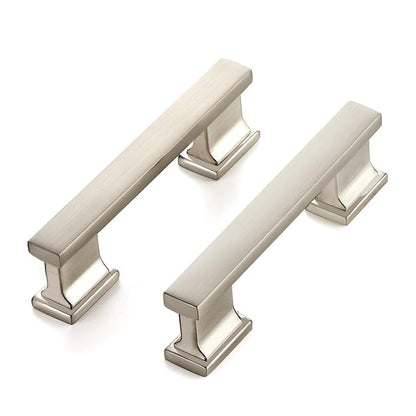 Brushed Nickel Cabinet Pulls, 3 Inch (76mm), 20 Pack, Heavy Duty - color: Brushed Nickel, size: 3" Hole Center