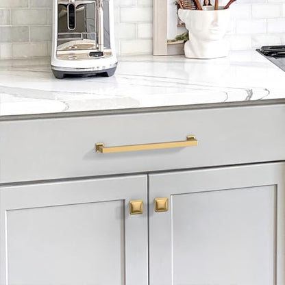 Champagne Bronze Cabinet Handles Kitchen Pulls 7.5 Inch 10 Pack - color: Champagne Bronze, size: 7.5" Hole Center