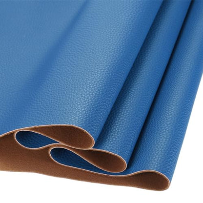 DMiotech 1 Pack 14 Inch x 53 Inch Faux Leather Sheet Furniture Cover Soft Grain Navy Blue PU Leather Roll for Handmade DIY Craft Projects - color: Navy Blue