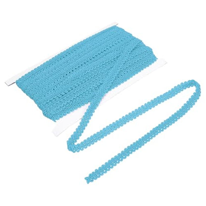 MECCANIXITY Gimp Braid Trim 1/2" x 14 Yards Polyester, Sky Blue - color: Sky Blue