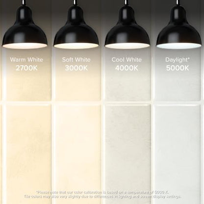 Smart Tiles Peel and Stick backsplash, Stacked White & Grey, 11.43"x9" - color: White & grey