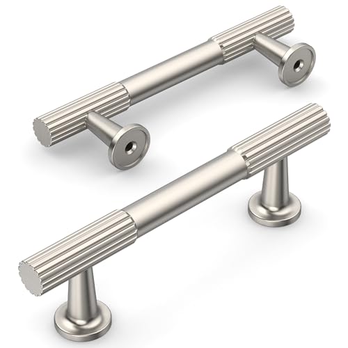 Amerdeco 10 Pack Brushed Satin Nickel Cabinet Pulls 3" - color: Brushed Satin Nickel, size: 3"/76MM
