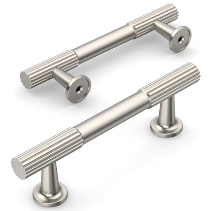 Amerdeco 10 Pack Brushed Satin Nickel Cabinet Pulls 3" - color: Brushed Satin Nickel, size: 3"/76MM