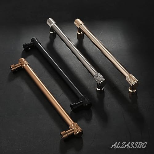 Alzassbg 3" Brushed Satin Nickel Cabinet Pulls 10 Pack, AL3017SN - color: Brushed Satin Nickel, size: 3" Hole Center