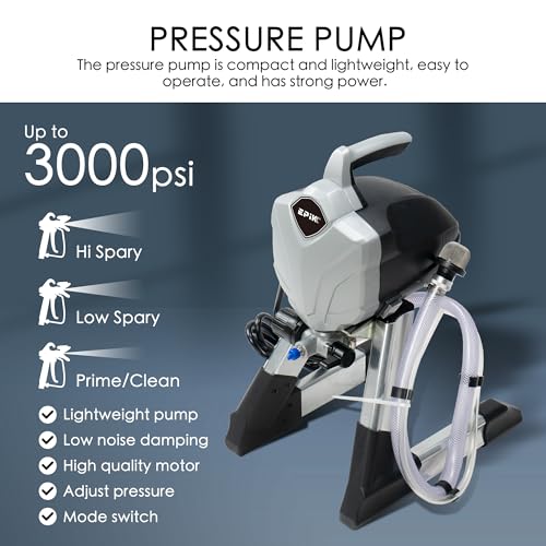 EPIK Airless Paint Sprayer 3000PSI High Pressure Paint Gun