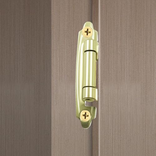 4-Pack (2 Pair) Gold Self-Closing Cabinet Hinges - color: Gold