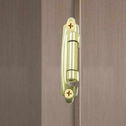 4-Pack (2 Pair) Gold Self-Closing Cabinet Hinges - color: Gold
