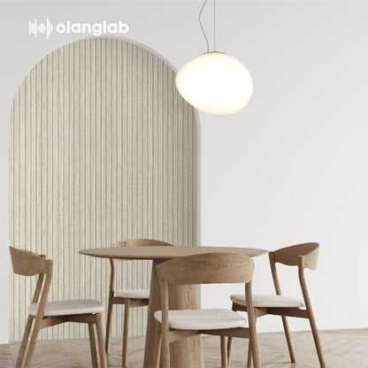 Olanglab Wood Panels for Wall 4Pack 94.5"x12.6" Light Oak - color: Light Oak