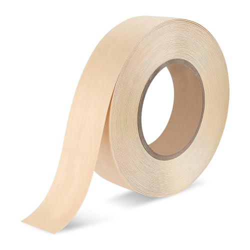 BEVTEE Wood Edge Banding 1.5 in × 50 ft, Iron on Birch Plywood Veneer Roll - color: wood, size: 1.5 inch x 50ft