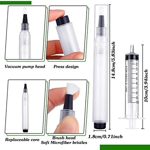 BBTO 5 Pack Touch up Paint Pen Fillable Refillable Paint Pen for Walls Reusable Wall Repair Painting Brush Tool for Wood Floors Furniture Cabinets Windows Doors Repair DIY Home Improvement