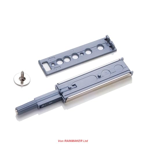 Push to Open Door Catches for Kitchen Cabinet Cupboard Wardrobe Automatic Spring Flap Touch Latch for Screw Fixing Pack of 10