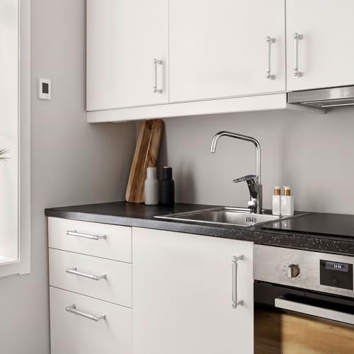 3 Inch Polished Chrome Cabinet Pulls 10 Pack French Style P2501 - color: Polished Chrome, size: 3 Inch Hole Centers
