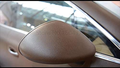 LZLRUN Brown Leather Texture PVC Car Vinyl Wrap Styling Sticker 1x5ft - color: Brown, size: 1ft x 5ft