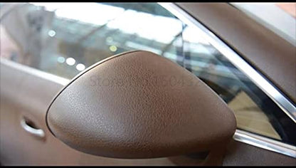 LZLRUN Brown Leather Texture PVC Car Vinyl Wrap Styling Sticker 1x5ft - color: Brown, size: 1ft x 5ft