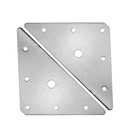 Mending Plates JCBIZ 4pcs Stainless Steel Triangular Flat Corner Braces Straight Brackets