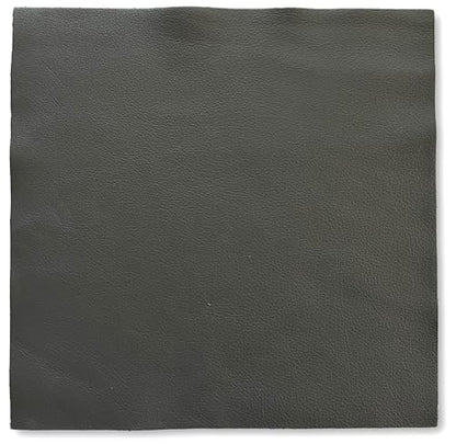 Natural Grain Cow Leathers: 12'' x 12'' Pre-Cut Leather Pieces (Gray, 3 Pieces) - color: Gray, size: 3 Pieces