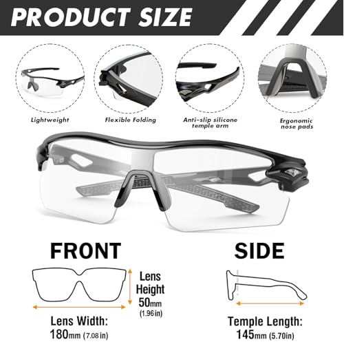 6 Pack Safety Glasses, ANSI Z87.1+UV Protective Eyewear, Impact Resistant Anti-Scratch Safety Goggles for Men Women - color: Clear