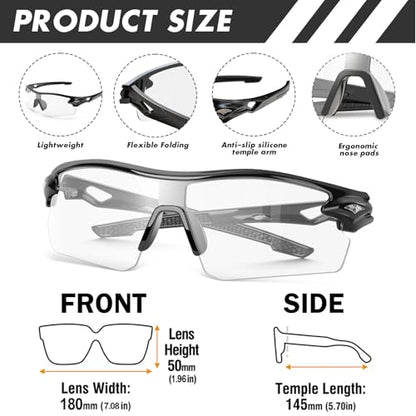 6 Pack Safety Glasses, ANSI Z87.1+UV Protective Eyewear, Impact Resistant Anti-Scratch Safety Goggles for Men Women - color: Clear