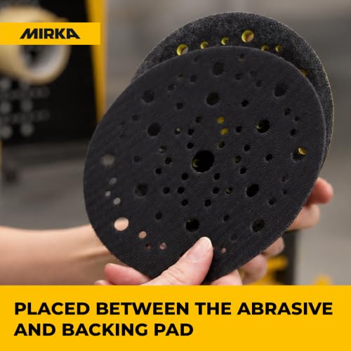 Mirka Pad Protector 5 Inch 2 Pack, Hook & Loop Grip Sanding Pad Saver - size: 2 Pieces