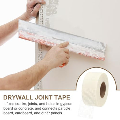 PATIKIL Drywall Repair Mesh Tape, 3 inch x 328 ft Fiberglass Repair Patch Self-Adhesive Dry Wall Joint Tape 8 Mesh Wall Hole Crack and Seam Patch, White - size: 3 inch x 328 Feet
