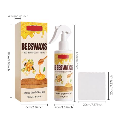 Wood Polish Beeswax Conditioner, Restore Furniture Floor Table, Nourish dry
