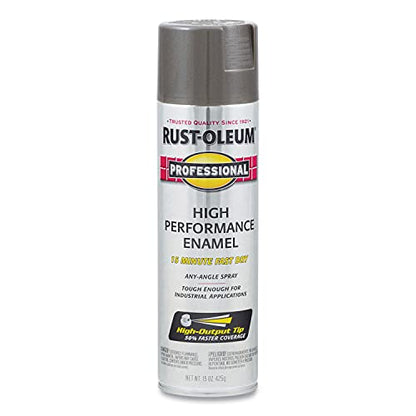 Rust-Oleum Pro High Performance Gloss Dark Machine Gray Spray Paint - color: Gloss Dark Machine Gray, size: 15 Ounce (Pack of 1)