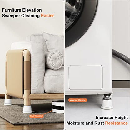 Stick on Headboard Wall Potector 1.6-2.6 inches Adjustable -White 2 Pcs - color: White - 2 Pcs
