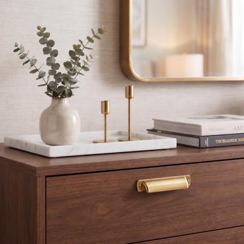 khtumeware 2 Pack 3" Drawer Pulls Champagne Bronze Cabinet Cup Pulls Kitchen Hardware Cabinet Handles Drawer Handles Knobs 3 inch Hole Center - color: Champagne Bronze, size: Cup Pulls 3" Hole Center