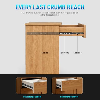 14 Inch Full Extension Drawer Slides, Heavy Duty Side Mount, 5 Pairs, Black - size: 14 Inch