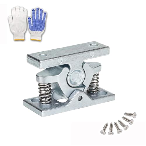 Heavy RV Door Holder Zinc Alloy Trailer Door Latch, Spring Loaded Double Roller Catch Easy Lock Stop for Trailers, Boats, Garage, Cabinets & Home Use with Screws (1 Pcs) - style: 1 Pcs