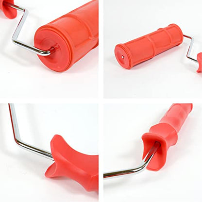 Hanroy 8'' Texture Rubber Roller for Walls, Embossed Paint Roller - color: 2037T