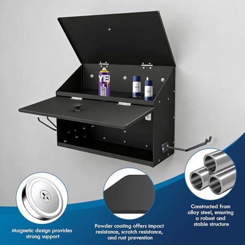 Magnetic Spray Booth Box, Wall-Mounted Spray Booth Storage