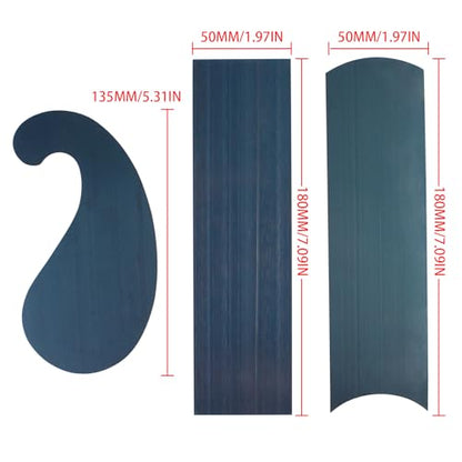 Cabinet Scraper, Card Scraper Woodworking Set - 3PCS Hardened High Manganese Steel Scrapers for Hardwood Finishing, Ideal forDeburring,Polishing,Contour Sanding