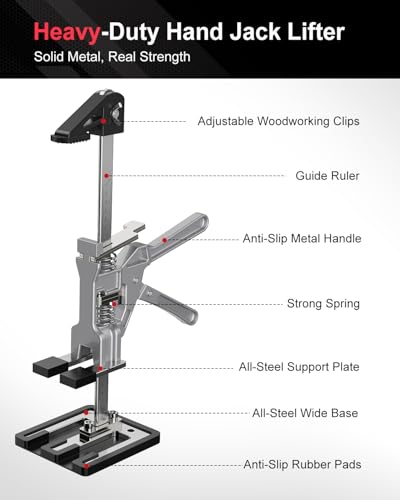 Kolvoii Labor Saving Arm Jack 2 Pack, 10 in Lift Range, Hand Lifting Jack - size: Large