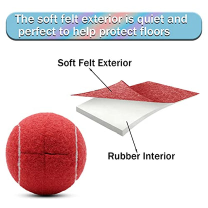 Precut Tennis Balls for Walker and Furniture Legs,4 Pack - color: Red, size: 4 Pack