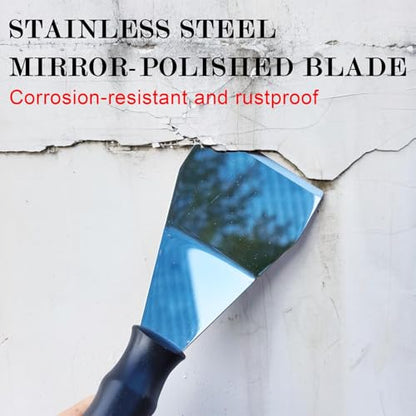 3 Inch Bent Scraper, Stainless Steel Paint Scraper